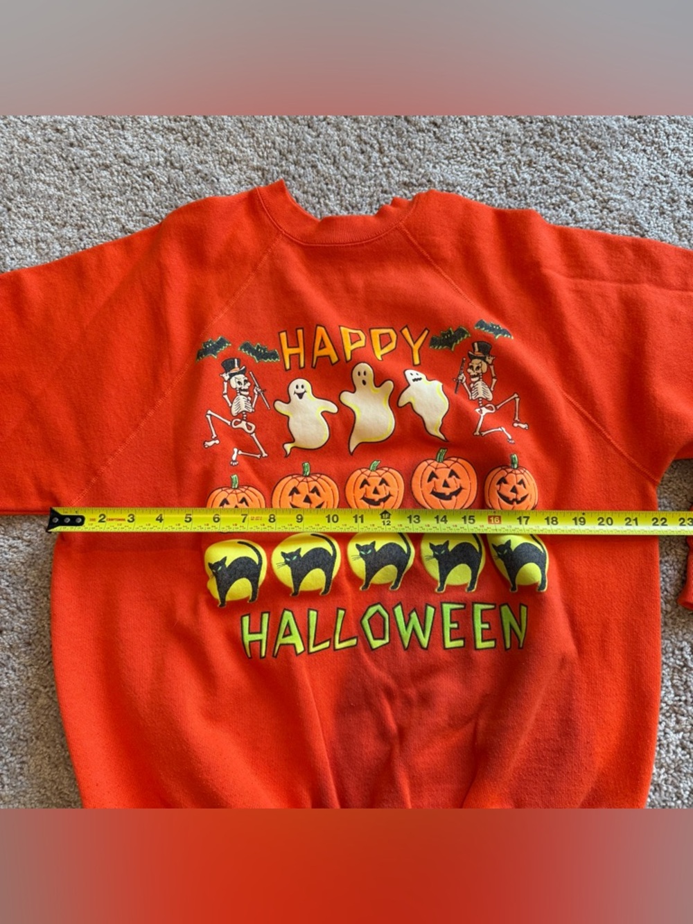 Vintage Halloween Crewneck Sweatshirt Size Large - Picture 4 of 6